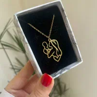 پلاک و زنجیر استیل مادر