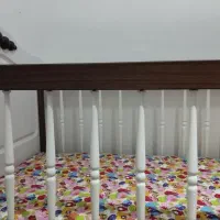 تخت کودک همراه با تشک|اسباب و اثاث بچه|کوچصفهان, |دیوار