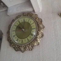 ساعت و قلیون برنزی