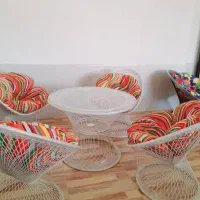 میز صندلی کافه باغی