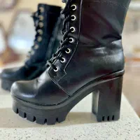 بوت چرم مشکی|کیف، کفش، کمربند|اندیشه, شهرک کوثر|دیوار