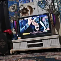 تلویزیون گلدان میز