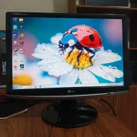 مانیتور ۱۹ اینچ برند LG با پایه فابریک|قطعات و لوازم جانبی رایانه|بابل, |دیوار