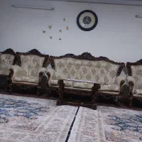 یک دست مبل۹ نفره بسیار تمیز و شیک|مبلمان خانگی و میز عسلی|کرج, حسین‌آباد|دیوار