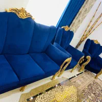 مبل کلاسیک ۷ نفره با جلو مبلی و عسلی|مبلمان خانگی و میز عسلی|بانه, |دیوار