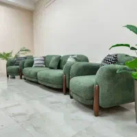 مبل راحتی  مخمل کوبیده