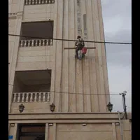 کار در ارتفاع باطناب بدون داربست پیچ رولپلاک|خدمات پیشه و مهارت|همدان, |دیوار