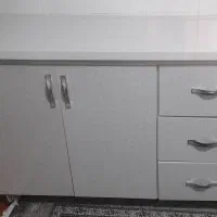 کابینت چوبی سه درب زمینی