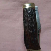 جاقو دسته شاخی ضامن دار