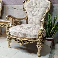 مبل کلاسیک سلطنتی استیل راش فرانسوی|مبلمان خانگی و میز عسلی|تهران, شهرک ولیعصر شمالی|دیوار