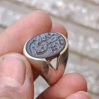 انگشتر دستساز کلکسیونی خط تاریخ دار