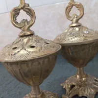 قندان برنز  اصل اصل|ظروف سرو و پذیرایی|قم, شاد قلی|دیوار