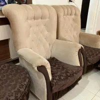 مبل ۷ نفره و میز تلویزیون|مبلمان خانگی و میز عسلی|اهرم, |دیوار