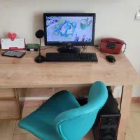 میز کامپیوتر به همراه کتابخانه|میز تحریر و کامپیوتر|مینودشت, |دیوار