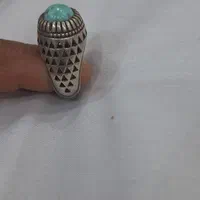 انگشتر نقره دستساز فیروزه|جواهرات|میانه, |دیوار