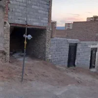 حیاط نیمه ساخت ۱۱۰متر