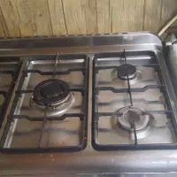 اجاق گازفردار ۵شعله ایتالیایی تمام استیل ضدخش|اجاق گاز و لوازم برقی پخت‌وپز|تربت‌حیدریه, یحیی آباد|دیوار