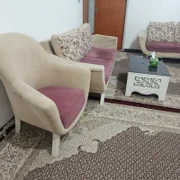 مبل هفت نفره همراه میز و گل میز|مبلمان خانگی و میز عسلی|یاسوج, |دیوار