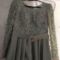 پیراهن مجلسی کفش سفید مجلسی