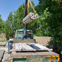 پایه فنس و تیرچه باغی|خدمات باغبانی و درختکاری|خرمدره, |دیوار