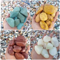 گراویه رنگی قلوه سنگ رودخانه ای شن ماسه رنگی|مصالح و تجهیزات ساختمان|مشهد, امیریه|دیوار