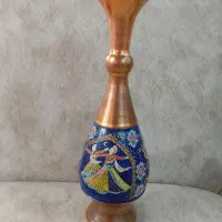 لیوان وظرف ۸ظلعی وگلدان مس