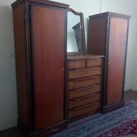 کمد و دراور چوبی با اینه|جاکفشی، کمد، دراور|قم, گلزار|دیوار