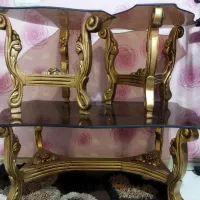 میز جلو مبلی با دو عدد عسلی