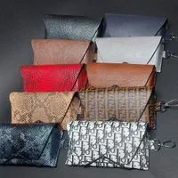 کیف عینک و هاردباکس چرمی دستدوز ساده زیپی|کیف، کفش، کمربند|مشهد, نکاح|دیوار