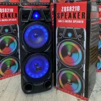 اسپیکر بلوتوثی 16 اینچ دو باند مدل ZQS-8210 new|پخش‌کننده همراه|شیراز, تحویلی|دیوار