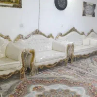 فروش مبل ۷ نفره سفید، در حد صفر