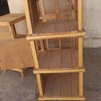 قفس جفت گاه دوطبق و سه طبق|لوازم جانبی حیوانات|جهرم, |دیوار