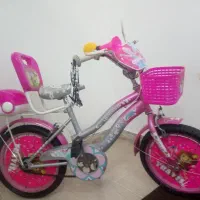 دوچرخه طوسی صورتی 16