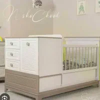 تخت و کمد و تشک نوزاد و کودک