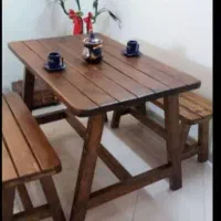فروش میز و صندلی کافه رستوران تمام چوب