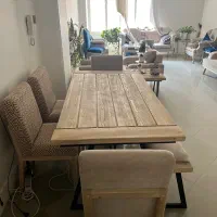 مبل بل ۸ نفره با میز ناهار خوری ۷ نفره|مبلمان خانگی و میز عسلی|کرج, شهرک دریا|دیوار