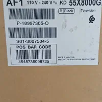 سونی ۵۵اینچ فورکی X8000G نو|تلویزیون و پروژکتور|ری, شهادت|دیوار