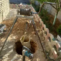 چاهکن مقنی ولایروبی چاه کهنه فاصلاب با قمت مناسب