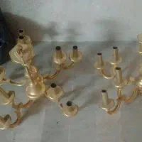 دوعدد لوستر برنجی