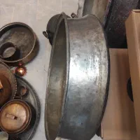 لگن مسی گلاب گیر مجمع قدیمی سالم ب قیمت|کلکسیون اشیاء عتیقه|شاهرود, |دیوار