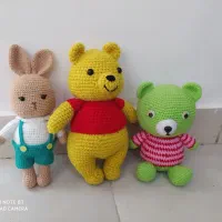 عروسک خرگوش خوشتیپ دستبافت|اسباببازی بچه|بندرعباس, |دیوار