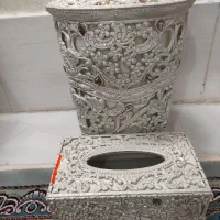 ست جا دستمال و سطل اشغالی و میز اتو وغیره