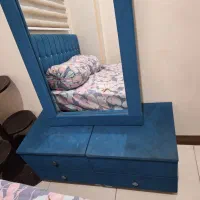 تختخواب دونفره همراه با دوتا  پاتختی دو کشو واینه|تخت و سرویس خواب|تهران, آذری|دیوار