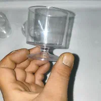 مینی جام ژله و پارچ شیشه ای و سس خوری