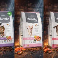 غذای خشک گربه مونلو