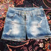شورتک جین و صندل