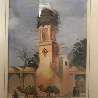 نقاشی عتیقه قدیمی با کارشناسی