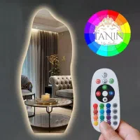 آینه دفرمه جذاب 7 رنگ ( فروشگاه طنین بانو )