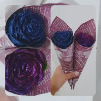 گل جاودان|گل مصنوعی|بروجرد, |دیوار