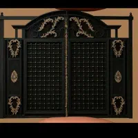 درب باغی شهر درب مدرن و کلاسیک حیاطی